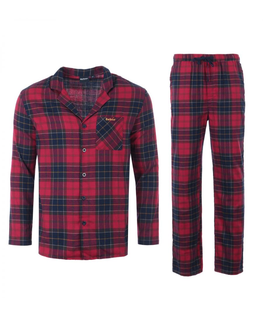 Image for Barbour Laith Pyjama Gift Box Set - Red Tartan