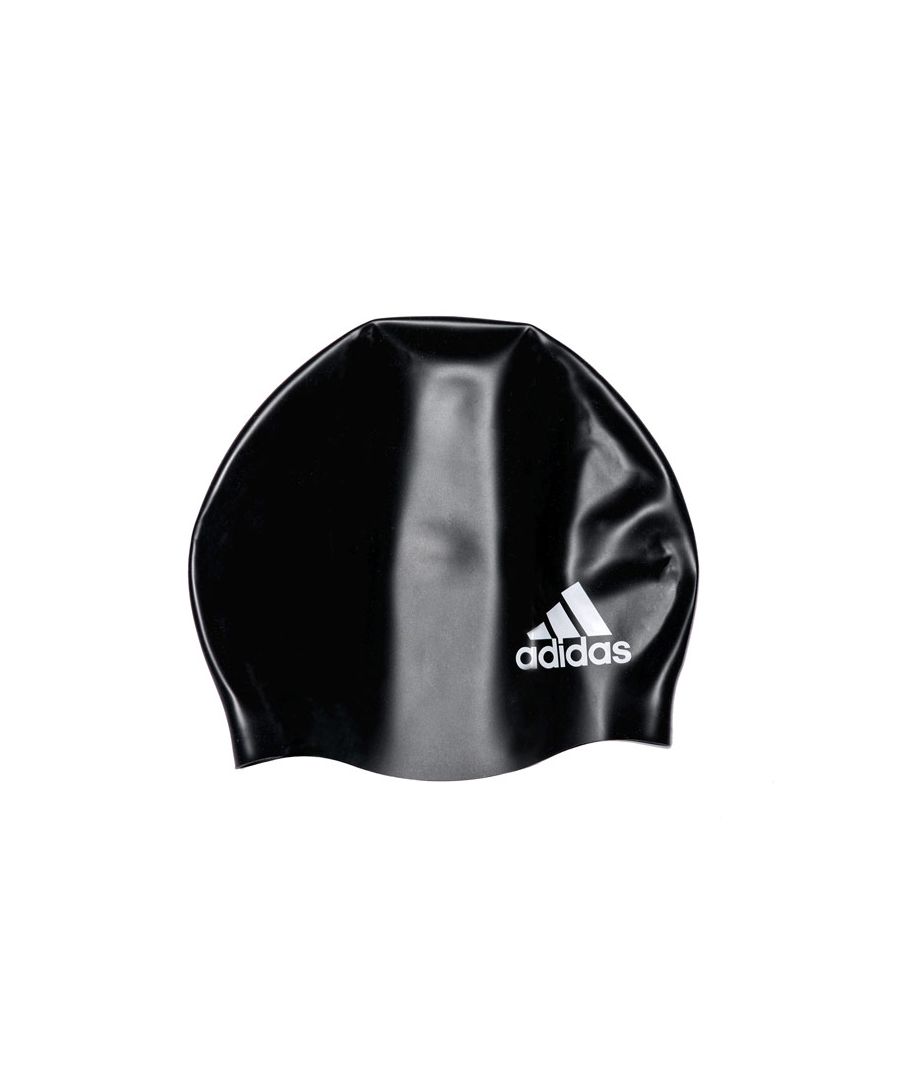 Image for Accessories adidas 3-Stripes Swim Cap in Black-White