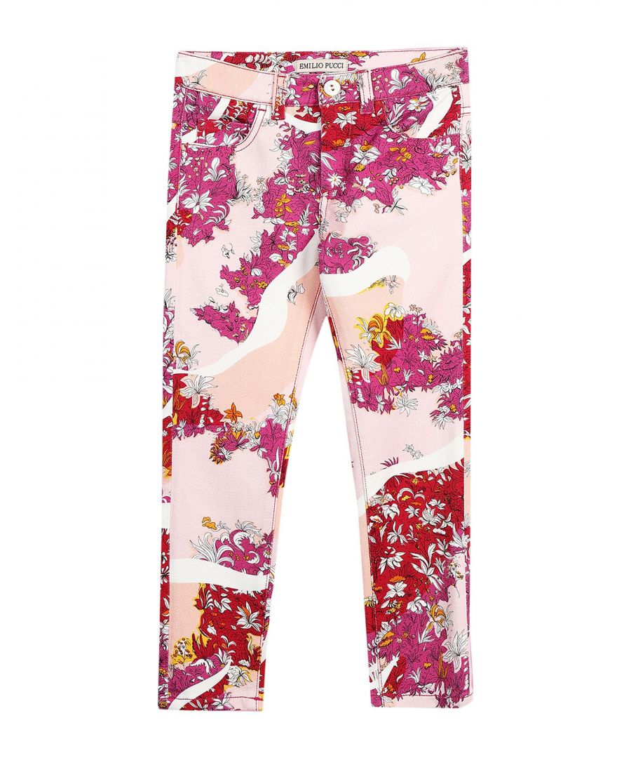 Image for Emilio Pucci Girls' Jeans in Pink