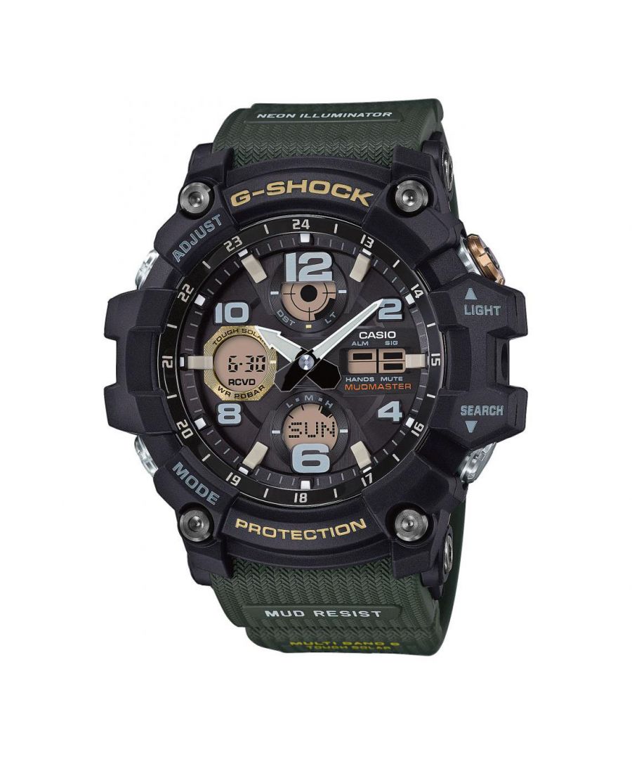 casio g-shock mens green watch gwg-100-1a3er - one size