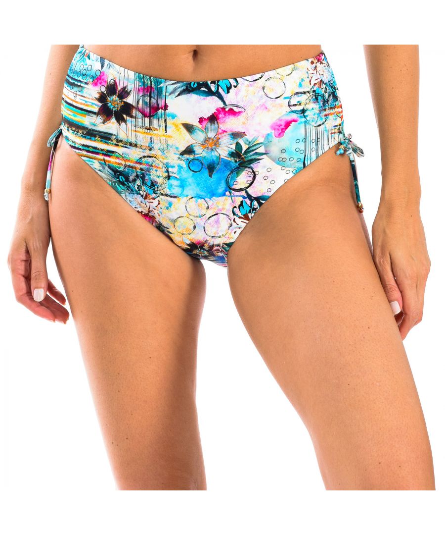 ORY Womenss high waisted bikini bottom W230258 - Blue - Size X-Large