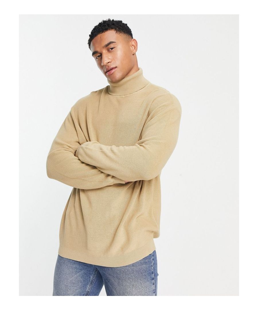 Jumpers & Cardigans by ASOS DESIGN The soft stuff Roll-neck Drop shoulders Oversized fit Sold by Asos