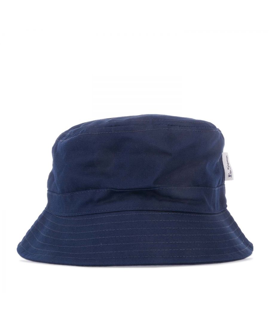 Mens Ben Sherman Albiston Bucket Hat in navy.- Wide brim.- Ribbon embellishment.- Signature branded badge.- 100% Cotton.- Ref: HHO0100137A