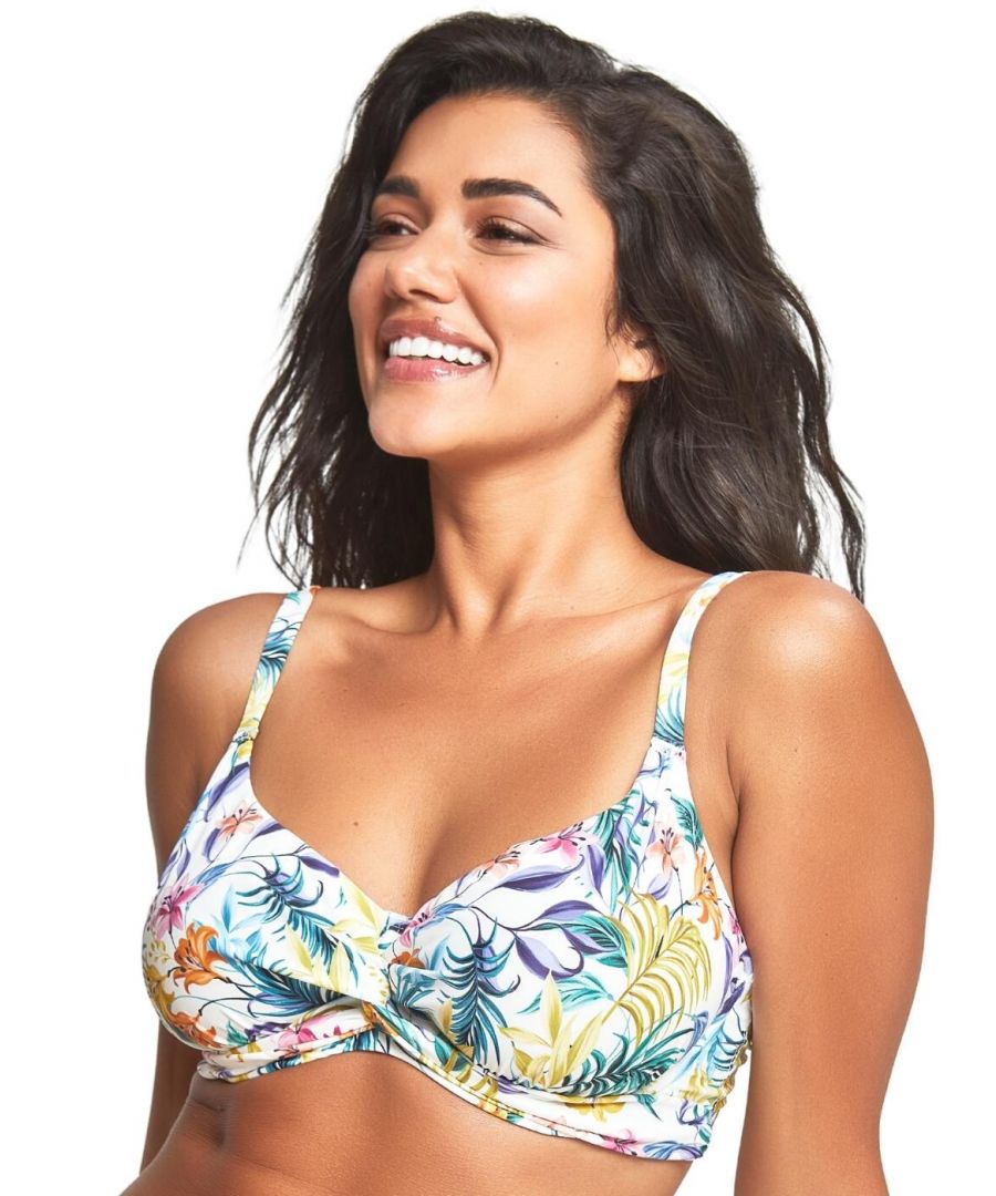 Panache Lingerie Womens SW1674 Botanical Balconette Bikini Top - Multicolour Elastane - Size 34F