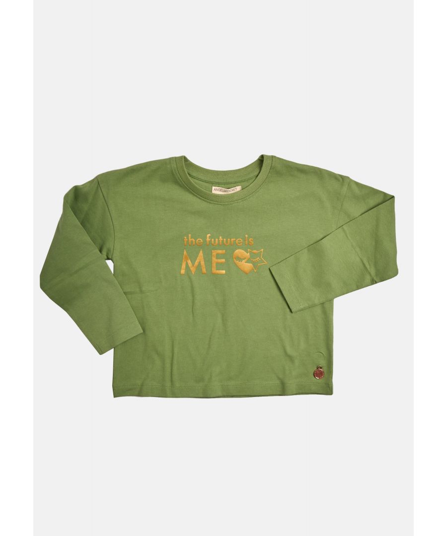 The Future is me! Our mini eco warriors will love the sentiment of this tee and in 100% sustainable cotton they will mean it too!   Angel & Rocket cares – made with fairtrade cotton   Leaf   About me: 100% cotton.   Look after me – Think planet  wash at 30c