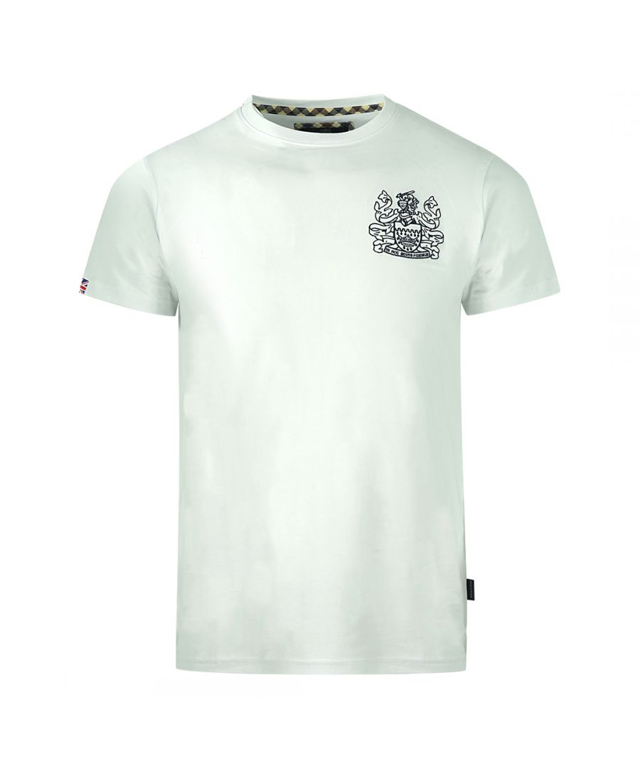 Aquascutum Aldis Chest Logo White T-Shirt