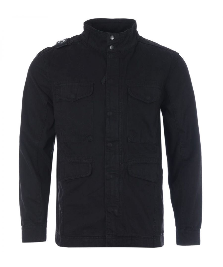 Image for MA.Strum Garment Dyed Field Jacket - Black