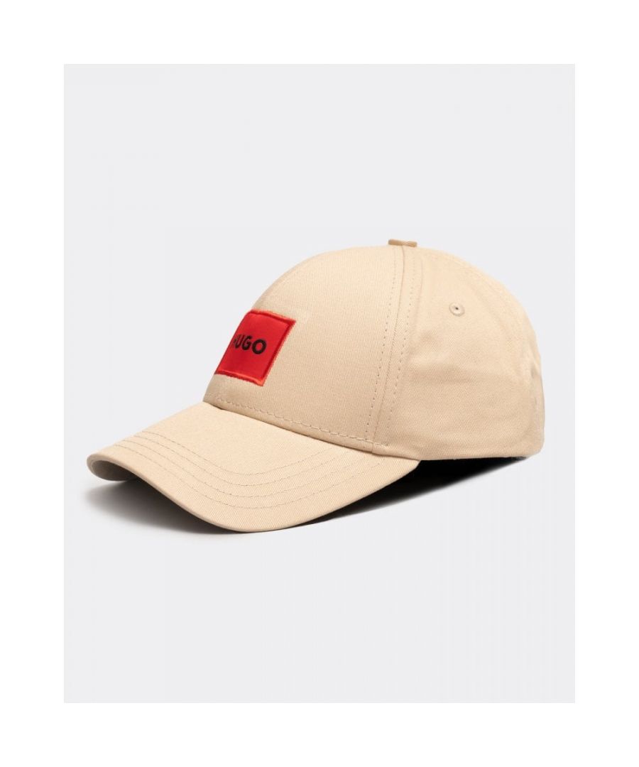 A signature cap in breathable twill with a red woven logo label by HUGO. \n100% Cotton
