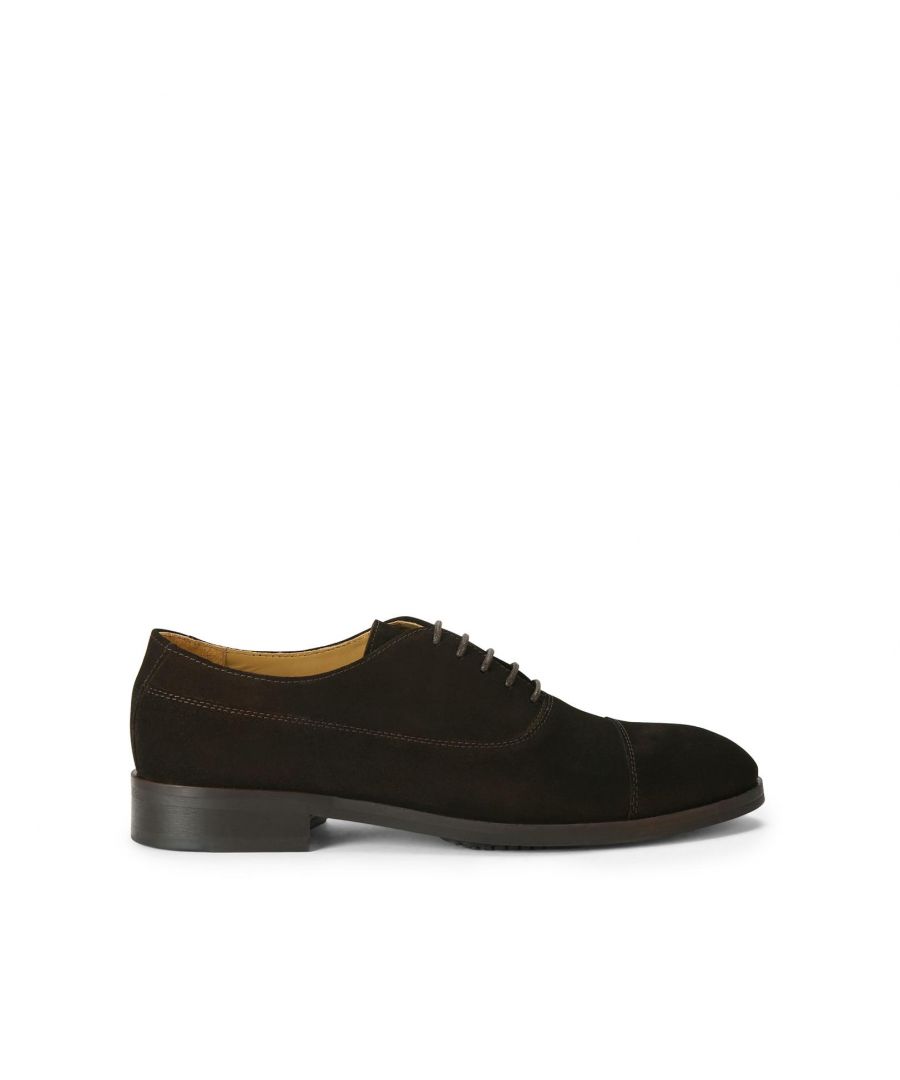 Kurt Geiger London Mens Suede Hunter Oxfords - Brown - Size UK 6 | Kurt Geiger London Sale | Discount Designer Brands
