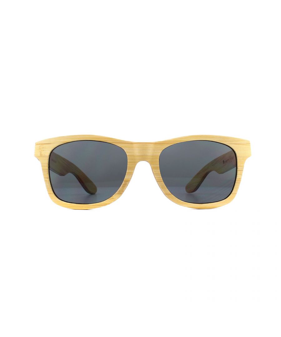 Cairn Sunglasses Woodie 07 Bamboo Grey are of course made from laminated Bamboo wood for an eco-friendly sustainable pair of sunglasses that still have excellent durability and strength.
