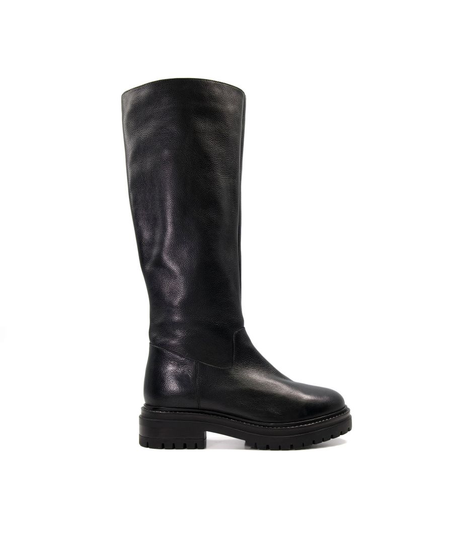 Our chic Teigan knee-high boots are a must for the contemporary minimalist