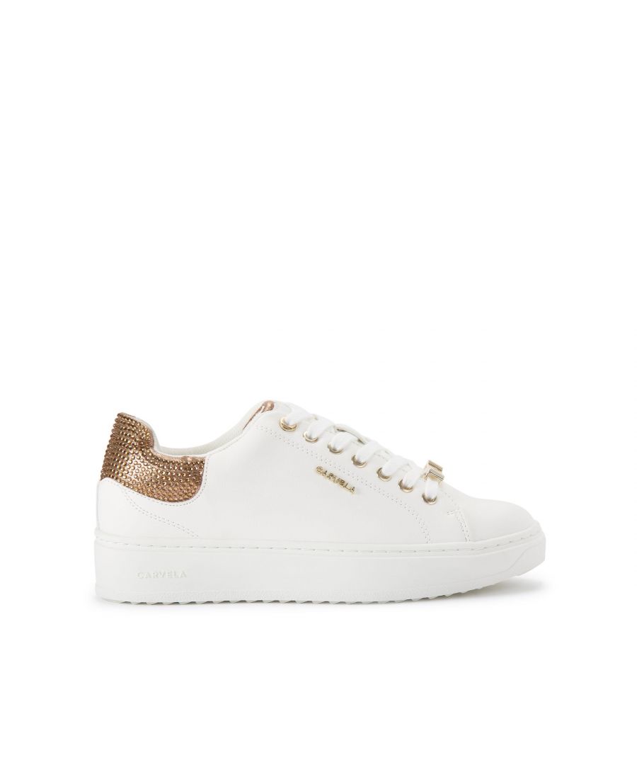 Carvela Womens Dream 2 Sneakers - White - Size UK 7