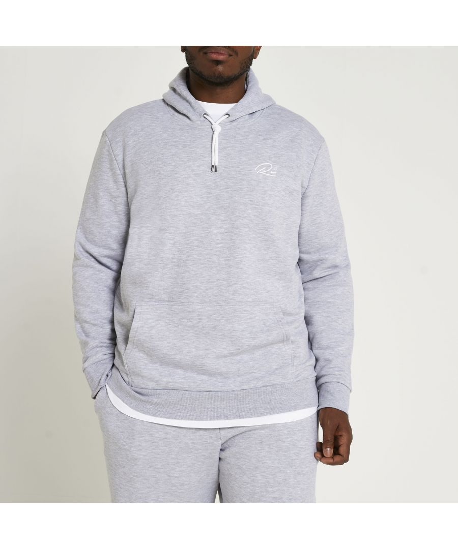 > Brand: River Island> Department: Men> Material: Cotton> Material Composition: 60% Cotton 40% Polyester> Type: Hoodie> Style: Pullover> Size Type: Big & Tall> Fit: Slim> Sleeve Length: Long Sleeve> Pattern: No Pattern> Graphic Print: No> Occasion: Casual> Selection: Menswear> Season: SS21