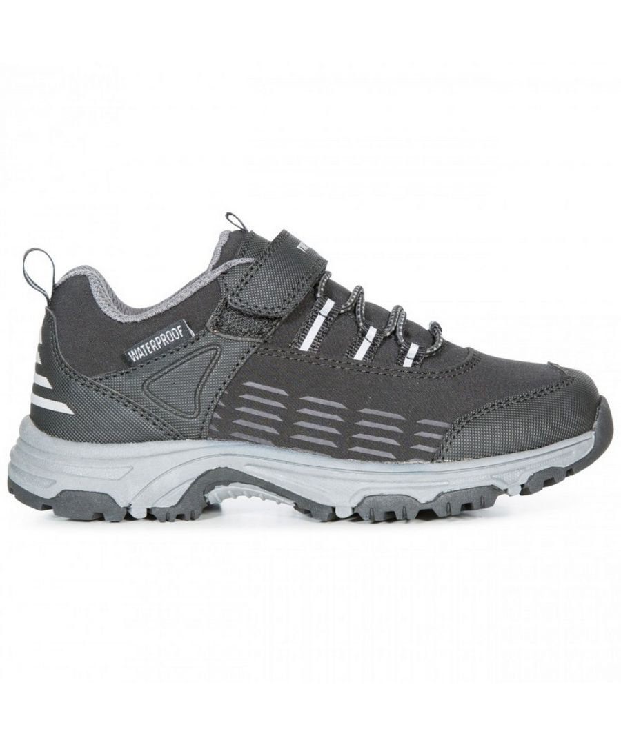 Image for Trespass Childrens/Kids Harrelson Low Cut Hiking Trainers (Black)