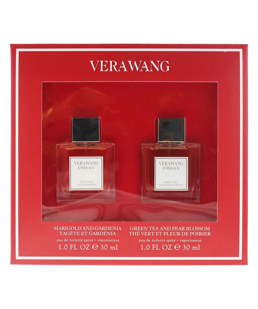 Embrace Marigold And Gardenia by Vera Wang is a floral woody musk fragrance for women. Top notes: melon and mango. Middle notes: gardenia, marigold and orange blossom. Base notes: cardamom, musk, sandalwood and cedar. Embrace Marigold And Gardenia was launched in 2016.