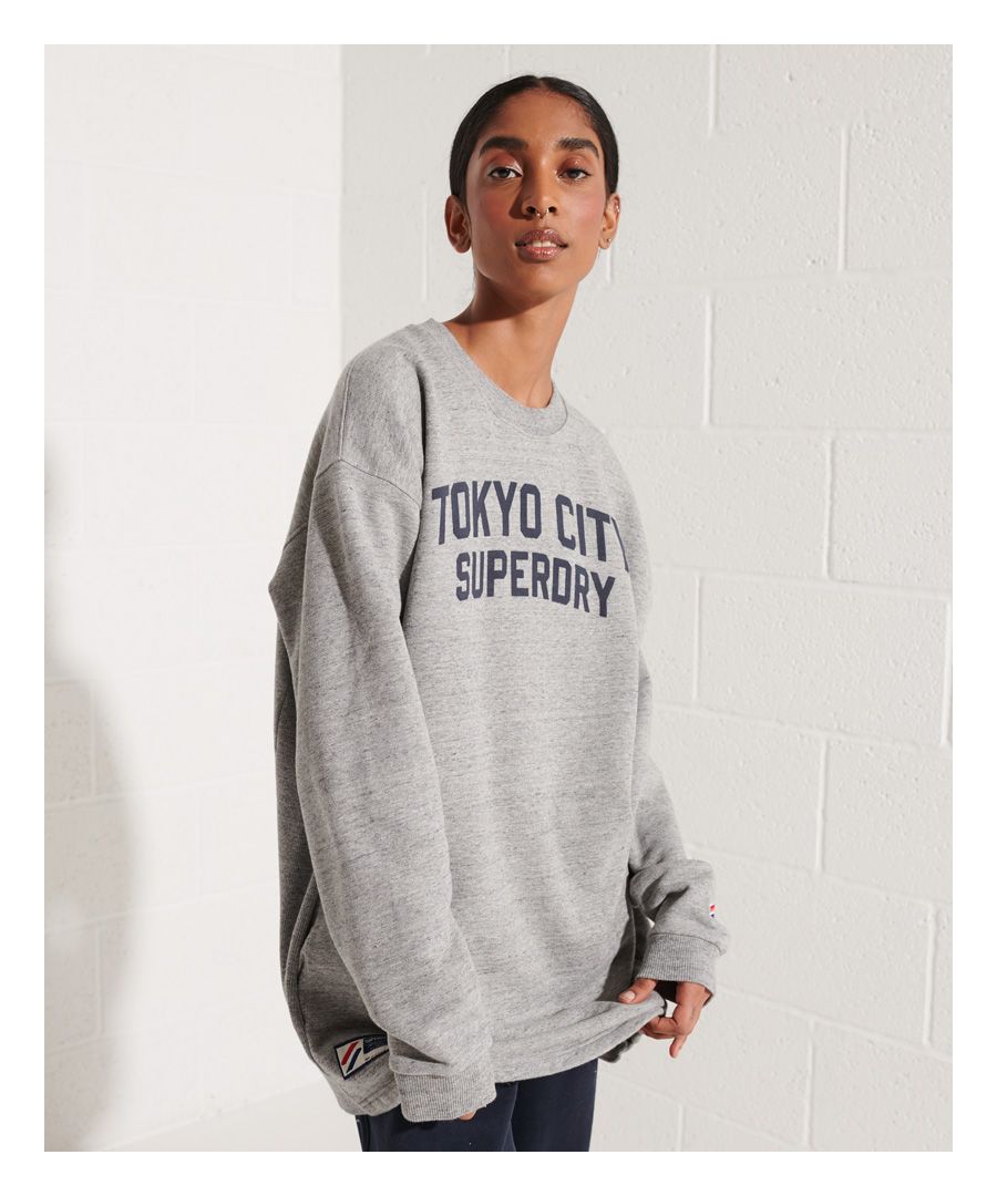 SUPERDRY College Graphic Oversized ...