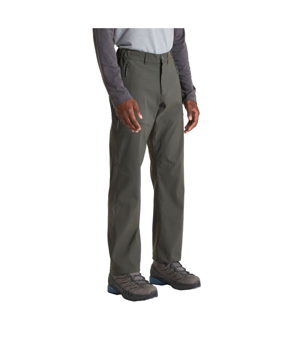 Craghoppers Mens Kiwi Pro II Trousers (Dark Khaki) - Size 38 Long