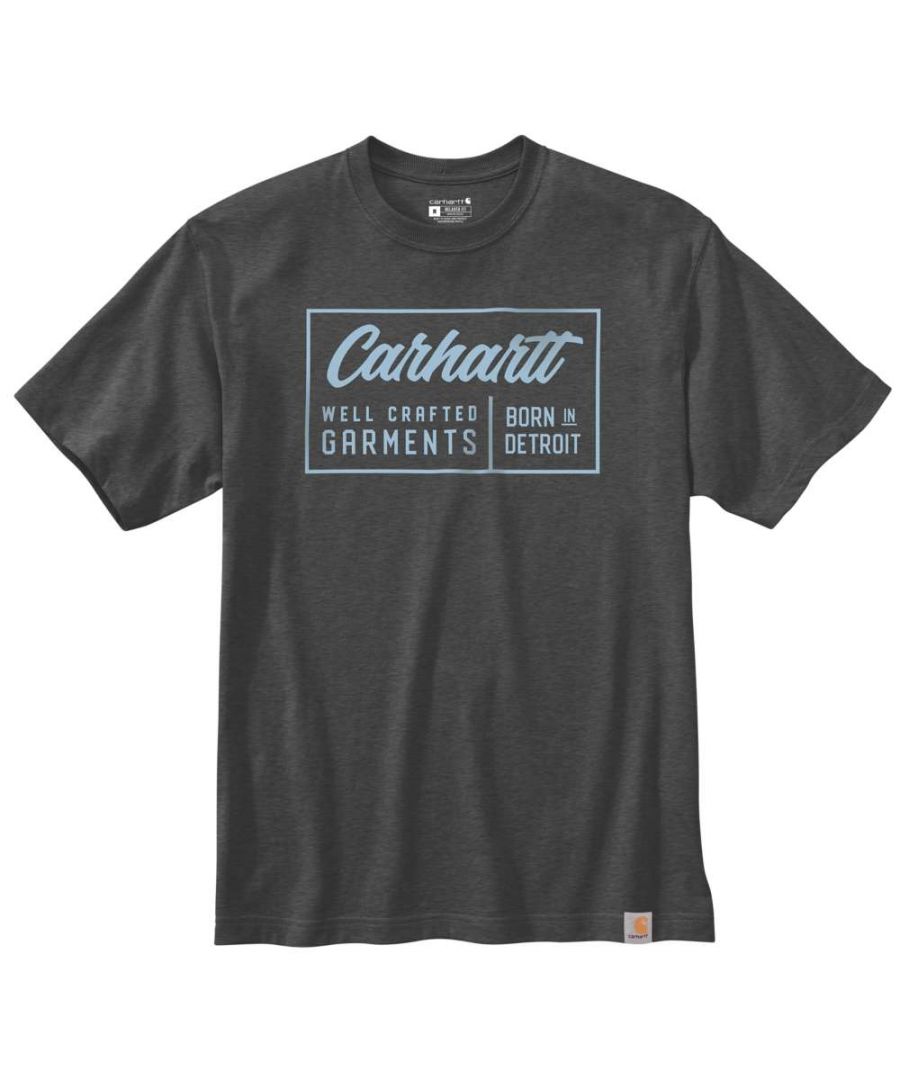 *Sizing Note* Carhartt are more generously sized, you may need to consider dropping down a size from your traditional workwear clothing. Short-Sleeve Crafted Graphic T-Shirt