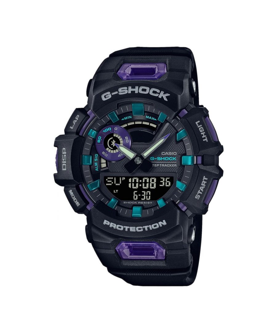 This Casio G-shock Analogue-Digital Watch for Men is the perfect timepiece to wear or to gift. It's Black 48 mm Round case combined with the comfortable Black Plastic watch band will ensure you enjoy this stunning timepiece without any compromise. Operated by a high quality Quartz movement and water resistant to 20 bars, your watch will keep ticking. This watch is suitable for every occasion,whether you are at work, leisure or at the banquet and so on -The watch has a calendar function: Day-Date, Bluetooth, Stop Watch, Dual Time, Countdown, Alarm High quality 21 cm length and 26 mm width Black Plastic strap with a Buckle Case diameter: 48 mm,case thickness: 15 mm, case colour: Black and dial colour: Black