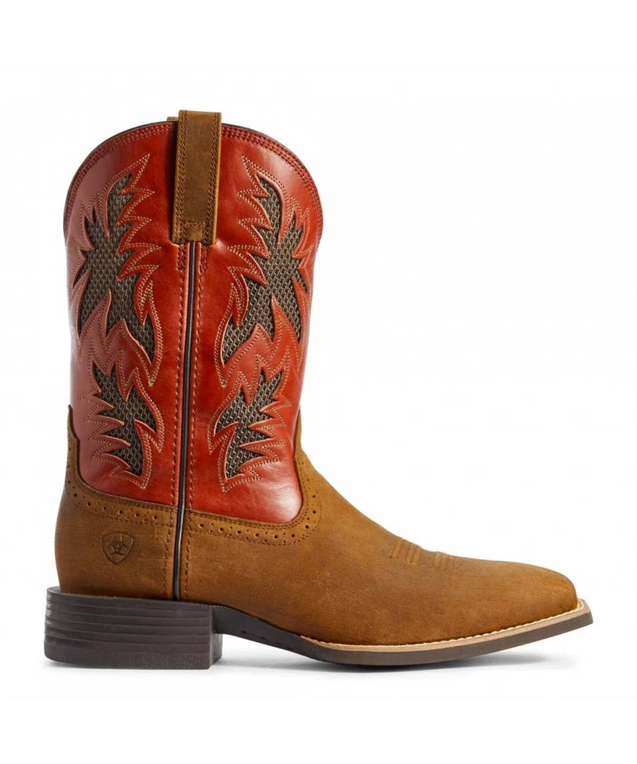 Ariat Cool VentTEK Slip-On Brown Nubuck Leather 159.99 Boots 10031445_D