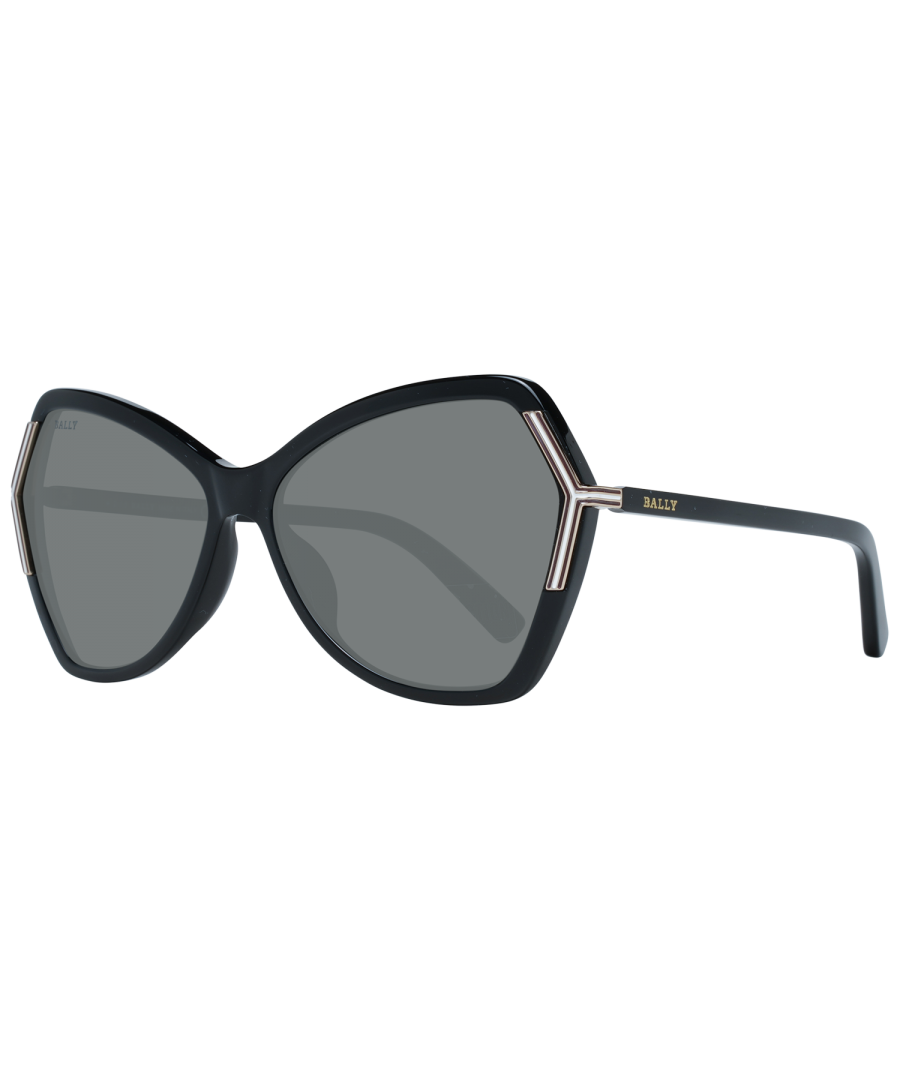 Bally Butterfly Womens Black Grey BY0036-H are a glamorous butterfly style crafted from lightweight acetate . Bally's logo embellishes the slender temples for brand recognition.