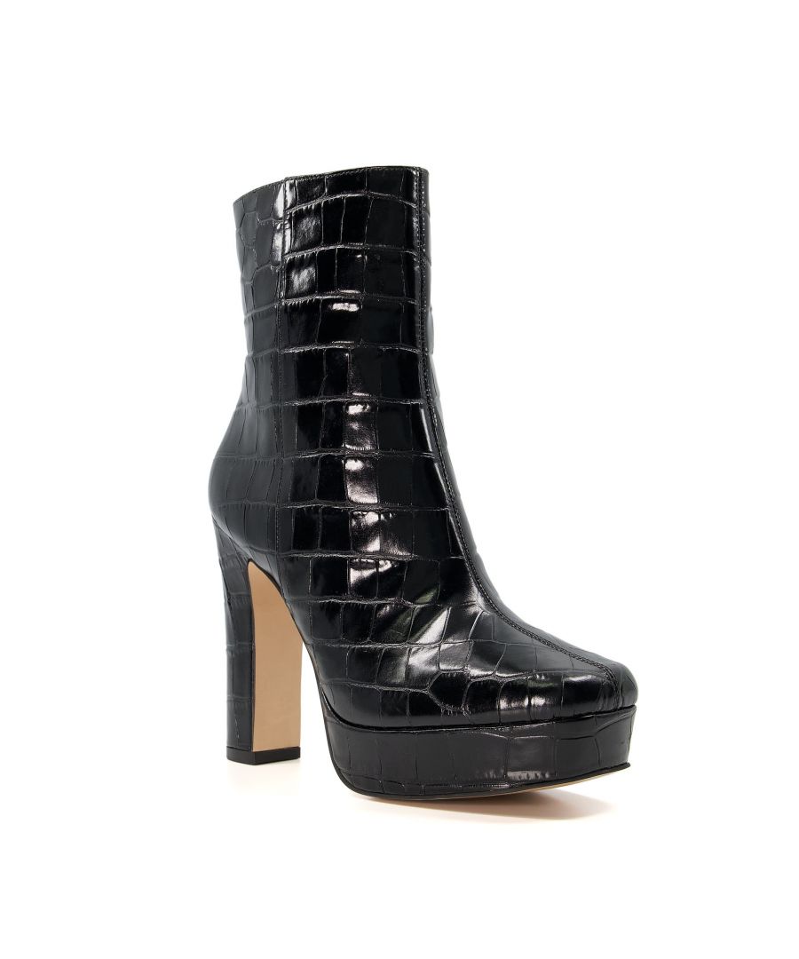 Dune London, Pap Buckle Trim Ankle Boots, Flat Ankle Boots