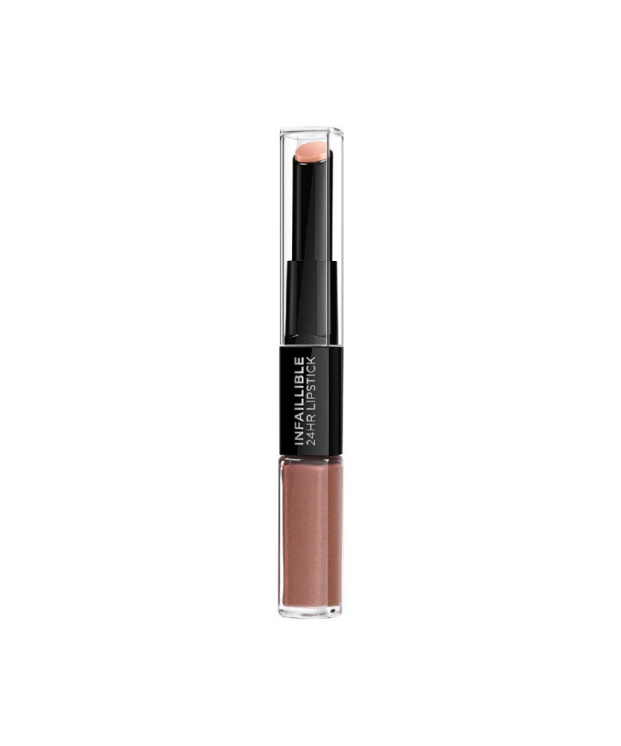 Image for L'Oreal Infaillible 24Hr 2 Step Lipstick - 114 Ever Nude