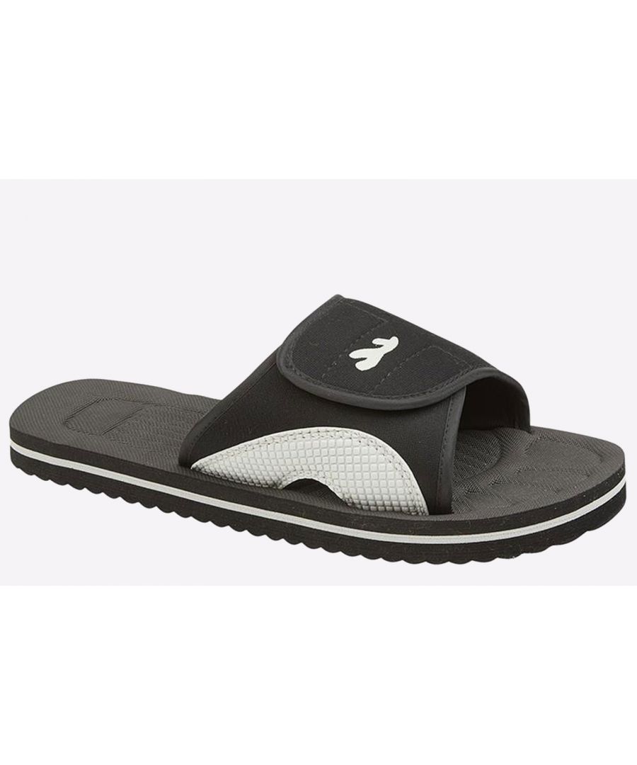 PDQ Surfer Slides Mens - Black - Size UK 6