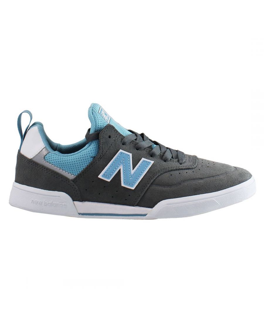 New Balance Numeric 228 Sport Grey Mens Trainers Leather - Size UK 9
