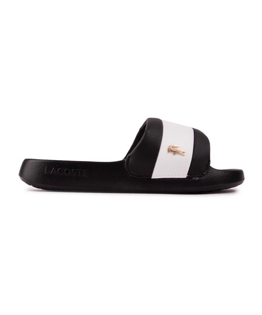 lacoste womens serve sandals - black - size uk 6