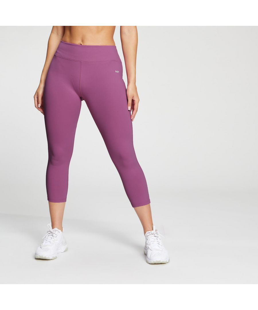 Our best-selling Power Leggings, now in a 3/4 length.\n\nThe Power Leggings are made with sweat-wicking technology. The quick-drying fabric is treated with a hydrophilic finish, designed to draw moisture away from the body and absorb sweat, making your workout more comfortable.\n\nThe fabric is also cotton-touch, so whilst it's made to perform, it's super-soft too. Power Leggings are built to last; durability benefits include enhanced coverage thanks to a higher-waisted fit and ergonomic fabric, plus reinforced, cover-stitched seams will ensure you're always supported during your workout.\n\nA subtle inner pocket to the rear means you'll always have somewhere to store your valuables. Finished off with contoured seams for a figure-enhancing look, they're sure to become a workout favourite.