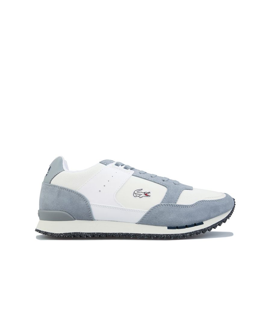 Image for Men's Lacoste Partner Piste 1202 Trainers in White Grey
