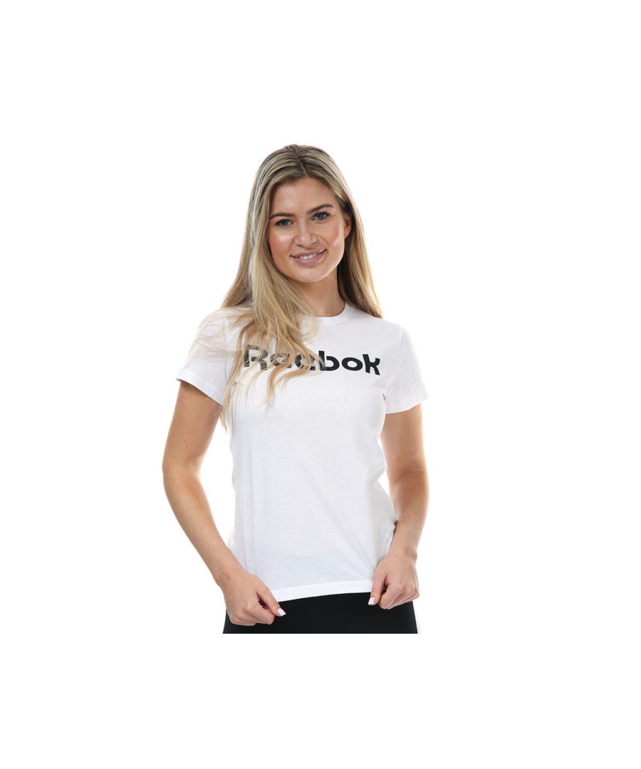 Image for Women's Reebok Training Essentials Graphic T-Shirt in White