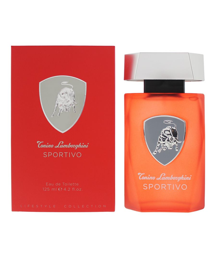 Sportivo is a woody spicy fragrance for men, which was launched in 2012 by Tonino Lamborghini. The fragrance contains top notes of Bitter Orange, Pimento and Cardamom; with heart notes of Lavender, Black Tea and Sage; and base notes of Labdanum, Vetiver and Cedar. The fragrance is dominated early on by a burst of citrus, but as it develops the Vetiver, Lavender and Sage begin to emerge. The scent is fresh and clean, and best suited to the warmer weather of Spring and Summer.