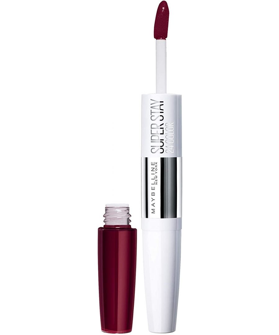 Image for Maybelline Superstay 24hr Lipstick & Balm New - 835 Timeless Crimson