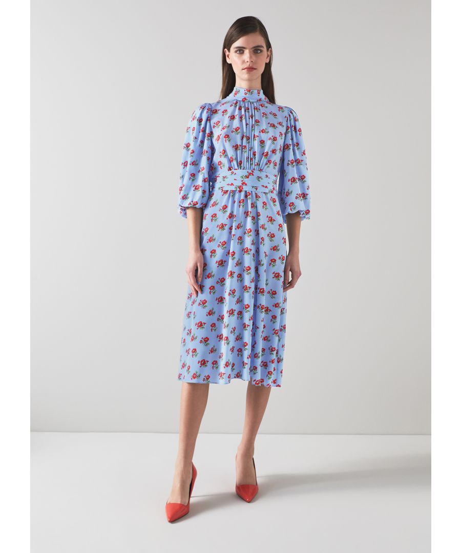 LK Bennett Womens Tamara Dresses, Multi - Multicolour Silk - Size 14 UK
