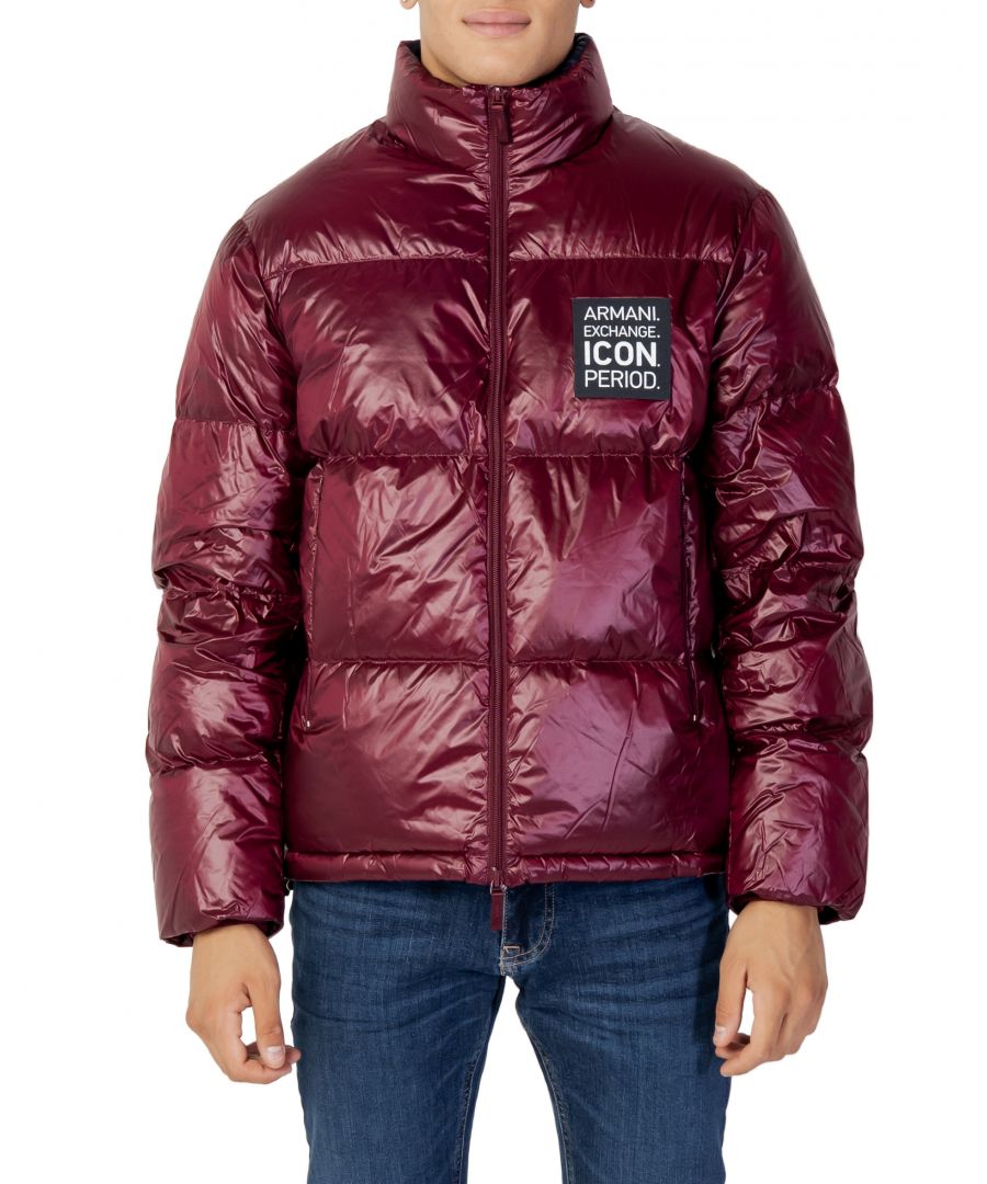 armani exchange mens jacket - bordo - size 2xl