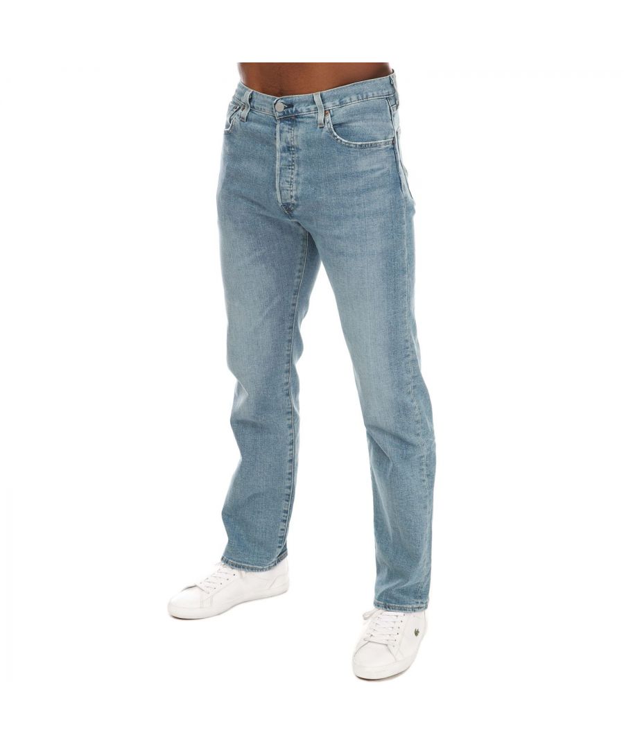 Levi's Mens Levis 501 Original Bulldog Auburn Jeans in Denim - Blue Cotton - Size 31 Long
