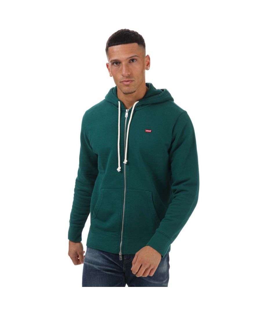 Levi's New Original hoodie met rits voor heren, groen