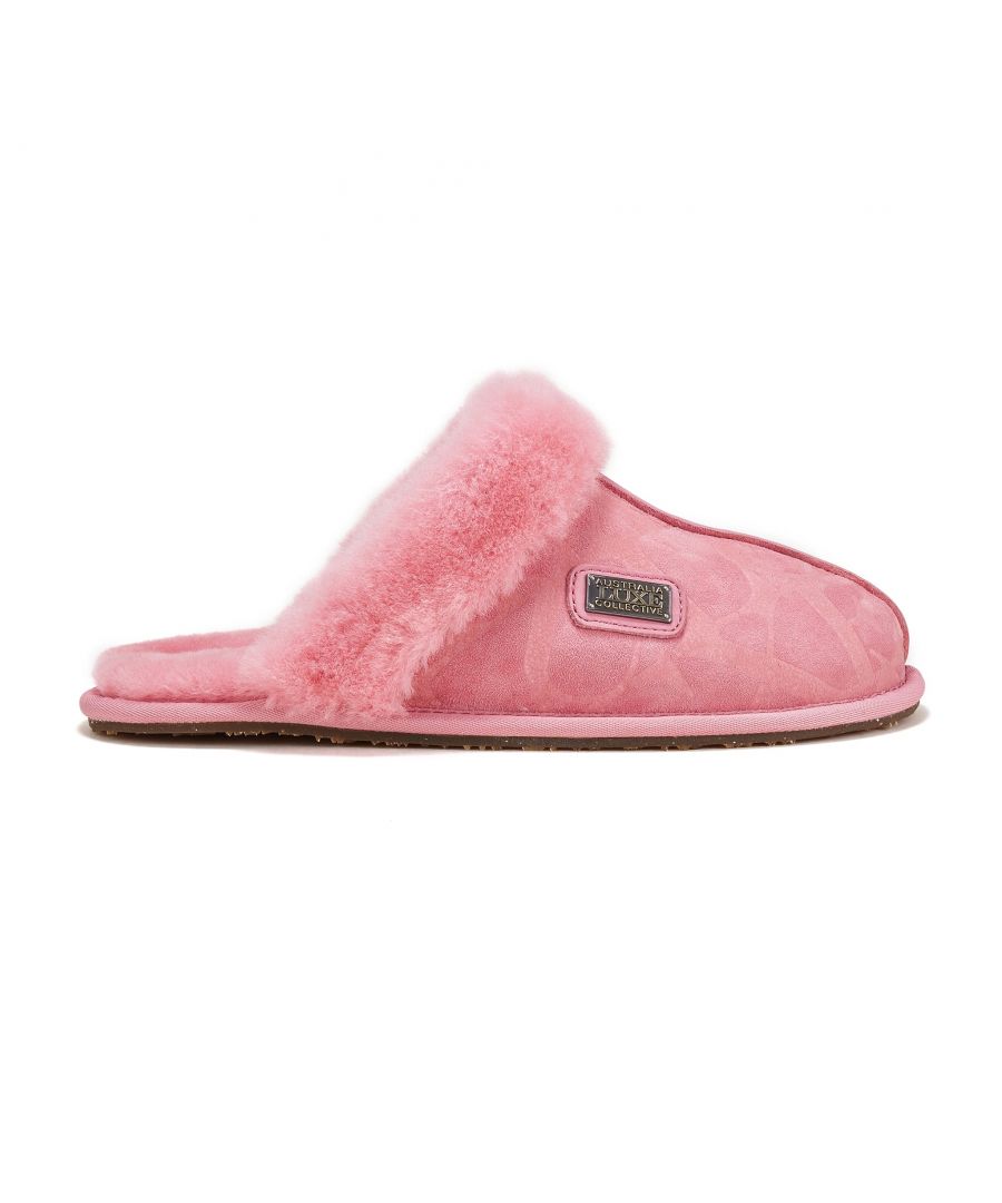 Osprey London Women's 'The Celeste' Chestnut Suede Slipper