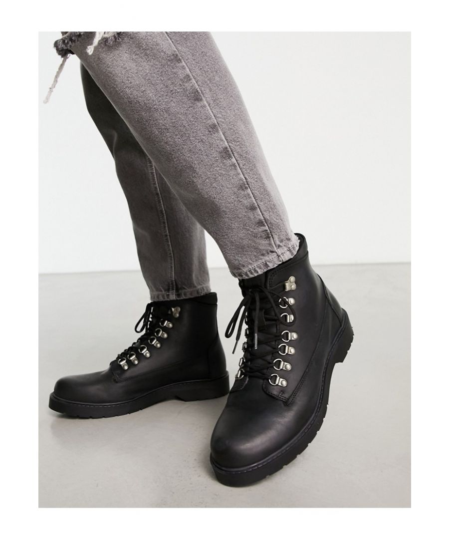 Shoes, Boots & Trainers by Selected Homme Basket-worthy find Lace-up fastening Round toe Chunky sole Textured tread Sold by Asos