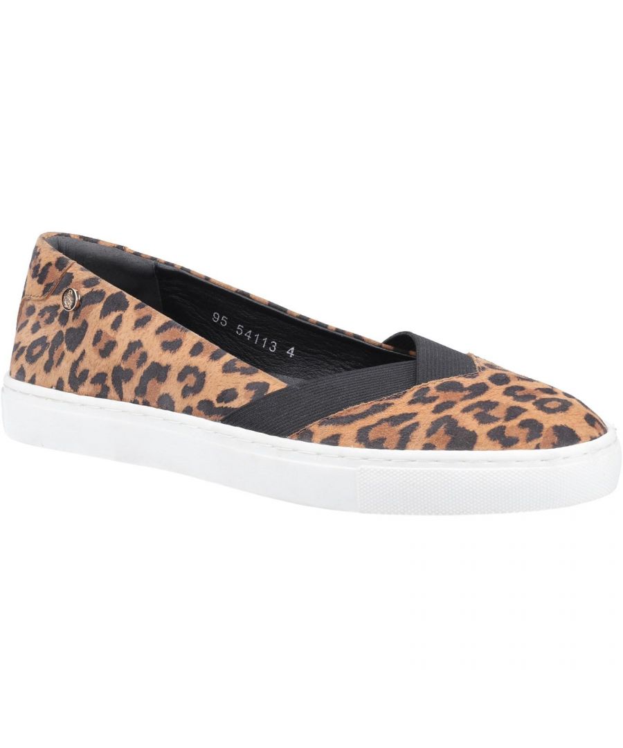 Hush Puppies Womens/Ladies Tiffany Leopard Print Suede Shoes (Brown) - Size Uk 6