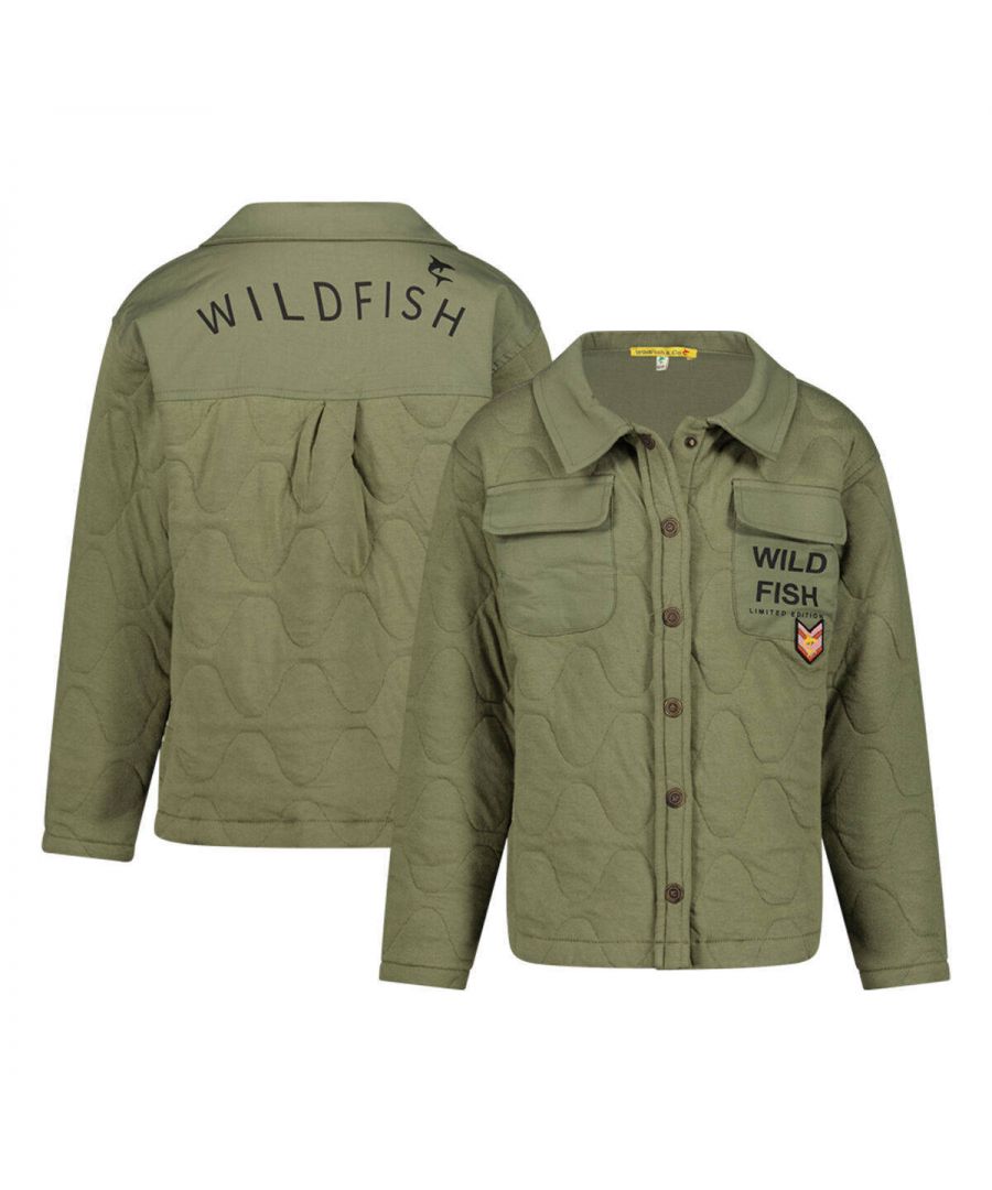 Dit overhemd voor jongens van Wildfish is gemaakt van een katoenmix. Het model heeft een klassieke kraag en lange mouwen. Het overhemd heeft een knoopsluiting.