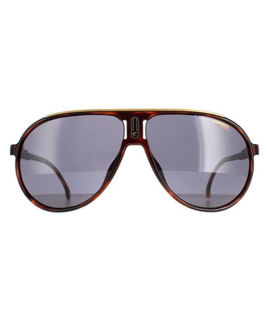 Carrera Aviator Mens Havana Grey CHAMPION65/N - Brown - One Size
