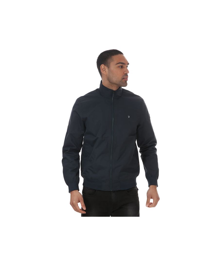 Image for Men's Farah Baynham Blouson Jacket in Dark Blue