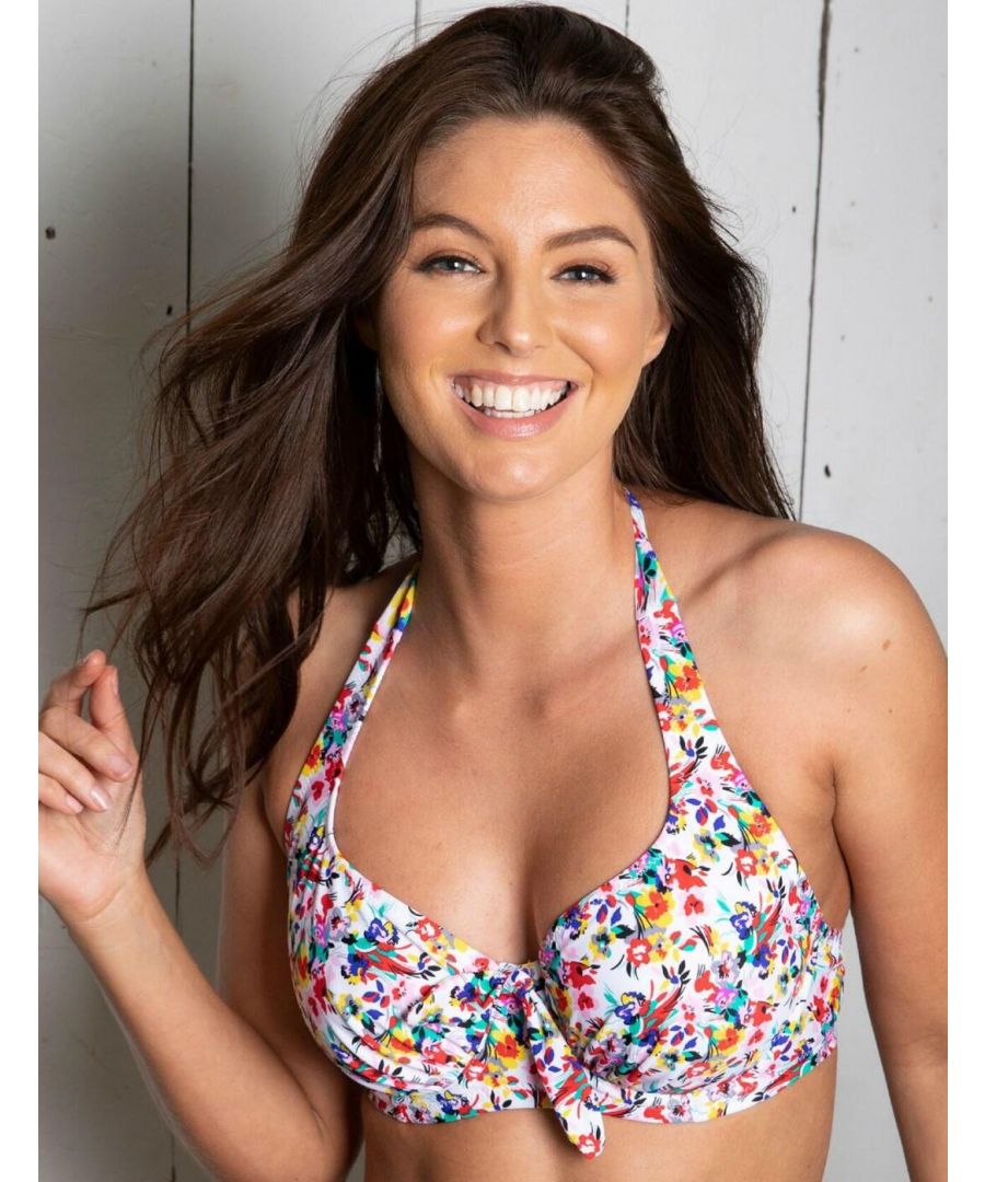 Pour Moi Womens Heatwave Underwired Bikini Top - Multicolour - Size 32DD