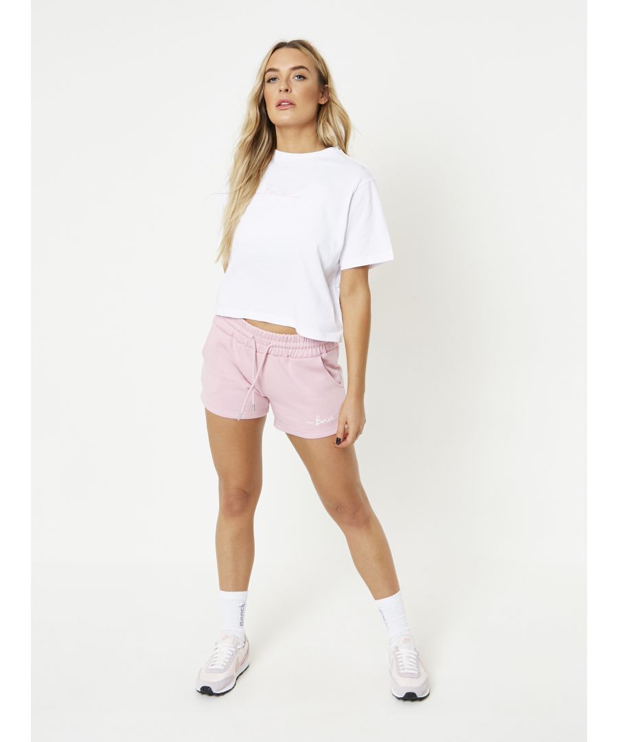 These 'Nova' shorts from Bench are perfect for a cool and comfortable feel every day. The shorts feature elasticated waistband, drawcord, two side pockets and Bench embroidered logo. Matching items and other colours available.