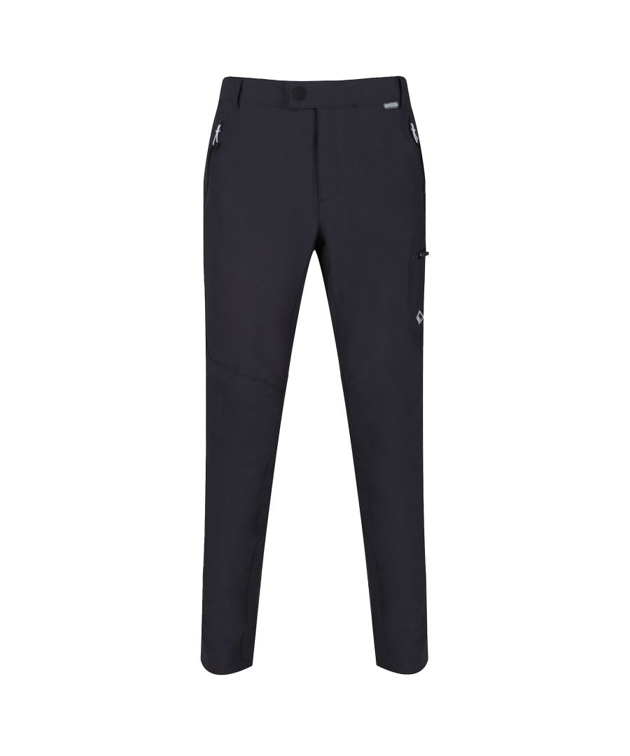 Regatta Mens Highton Hiking Trousers - Grey - Size 40W/34L - Secret Sales
