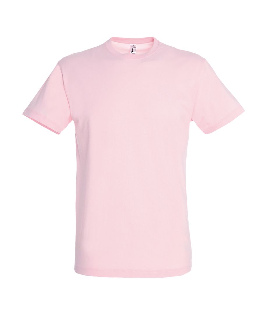 SOLS Mens Regent Short Sleeve T-Shirt (Pale Pink) Cotton - Size Small