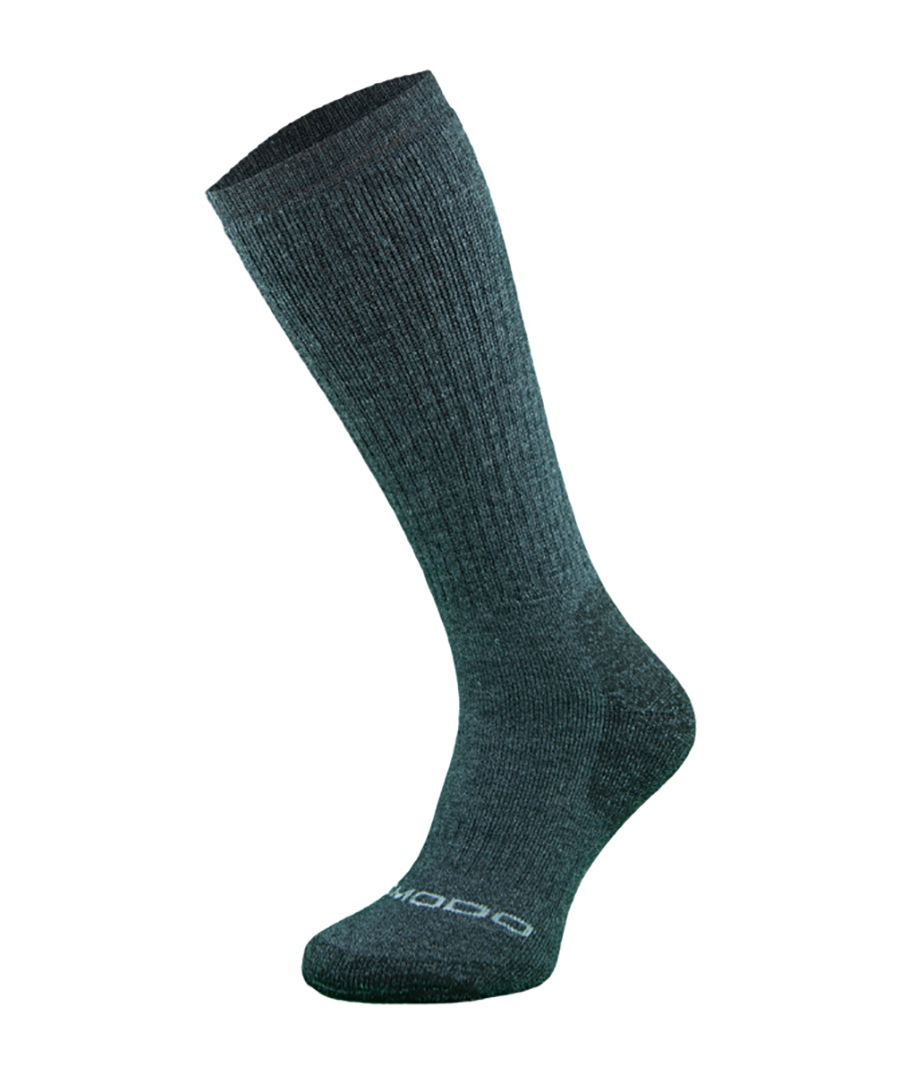 Comodo 1 Pack Heavyweight Alpaca Merino Wool Hiking SocksComodo have been providing high-quality socks for men and women since 1996. They sell a range of socks for hiking, cycling, hunting, skiing, and other outdoor events.Whether you're going for a short or long hike in the hills or mountains, these heavyweight hiking socks are made from Alapaca Merino Wool to ensure the highest level of comfort. Merino wool also offers anti-bacterial protection for long-lasting freshness, meaning you can wear these hiking socks on your trail with minimal discomfort. These socks have a thermal insulated lining for that added cushioned feel on your feet.These socks are naturally cooling so your feet won't overheat. Theses socks are suitable for both, men and women in sizes 3-11 UK. They are machine washable at 30. They are made from 50% Merino Wool, 15% Alpaca Wool, 10% Acrylic, 15% Polyamide, 5% Polypropylene, 5% Elastane. Extra Product Details  - Sizes 3-11 UK - 1 Pair - Hiking socks - Merino wool socks - Machine Washable - Thermal Insulation - Naturally Cooling